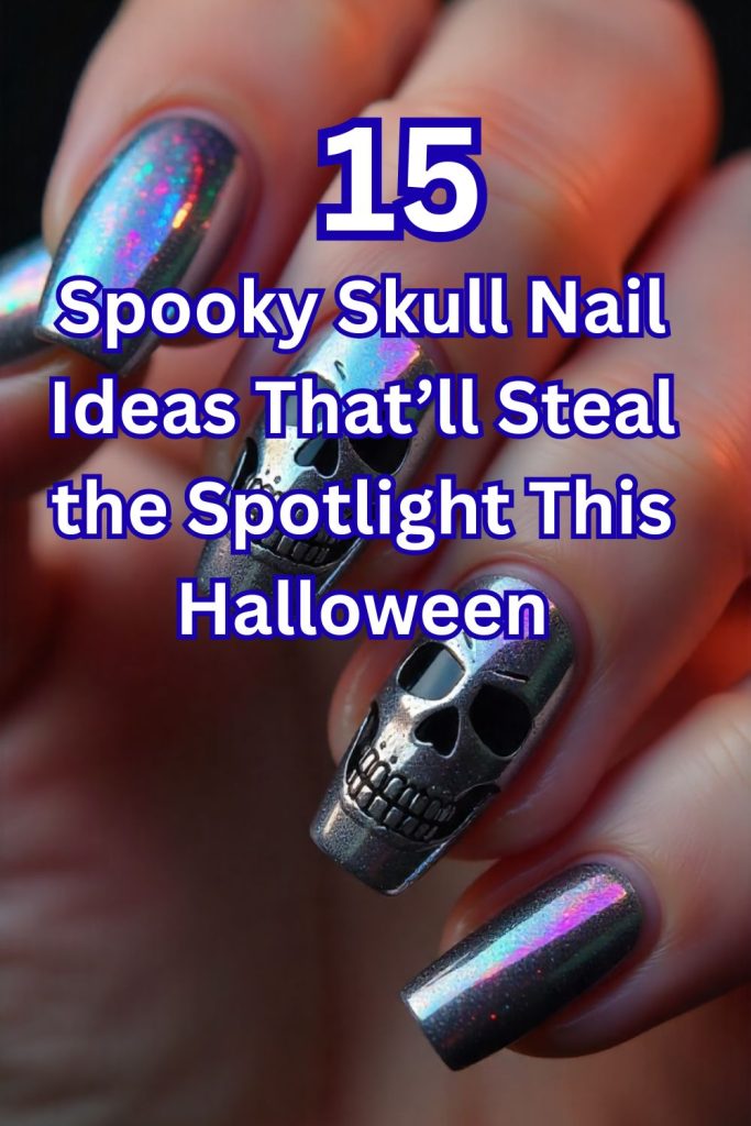 Spooky Skull Nail Ideas
