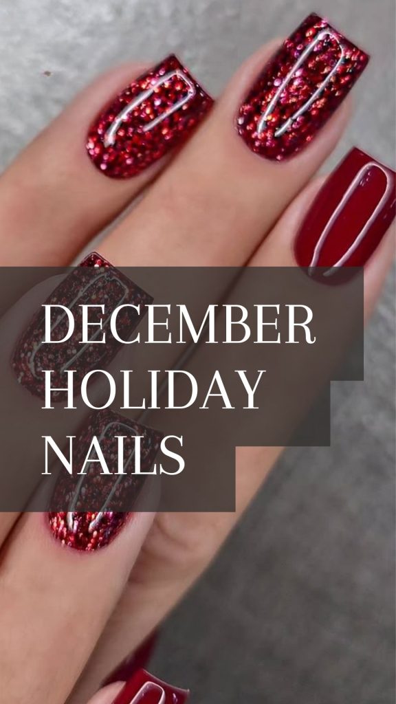 December Holiday Nails
