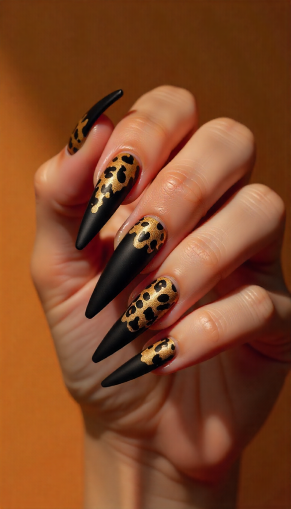 Cheetah Nails