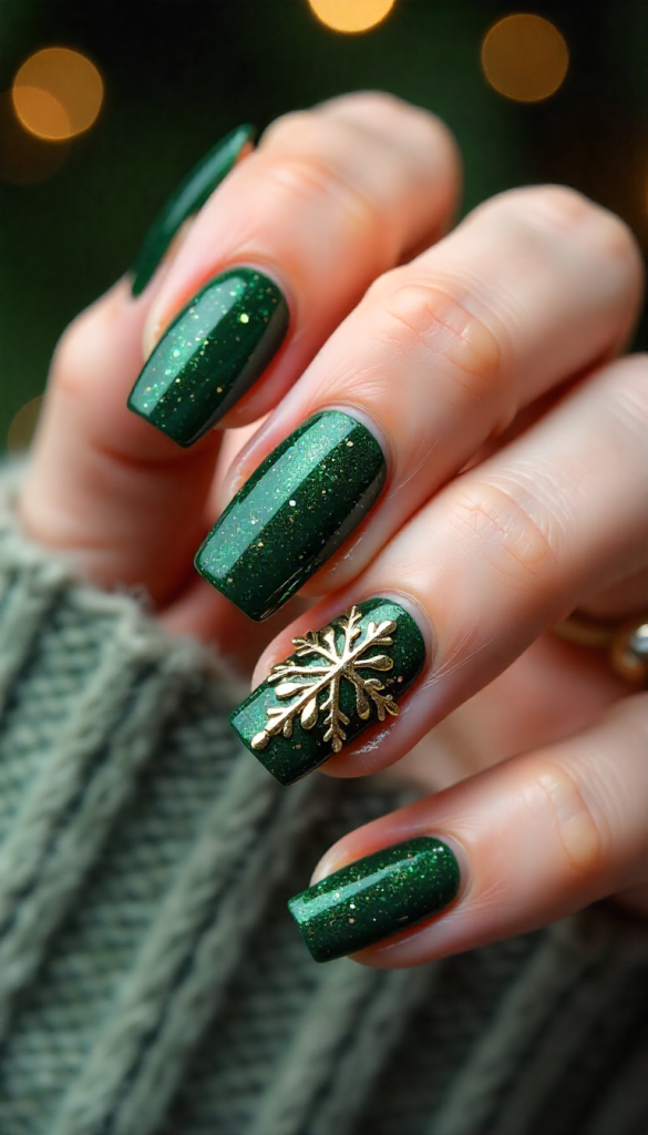 9 Stunning Green Christmas Nails Ideas: Festive, Stylish & Ultra-Glam