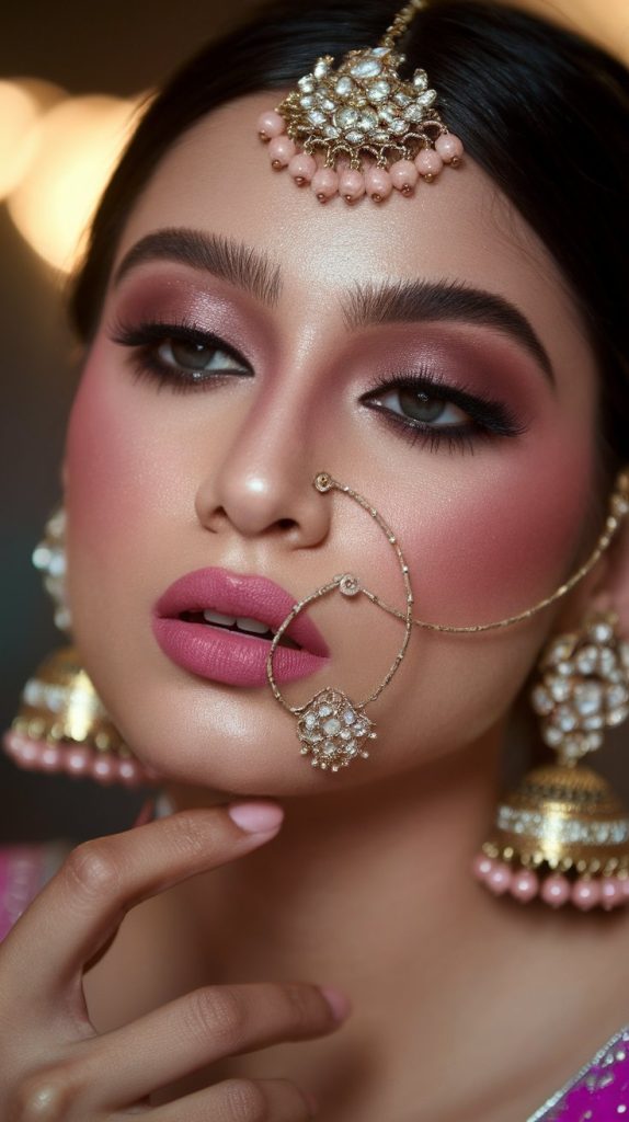 6 Glam Wedding Makeup Indian Looks for a Stunning Bridal Glow