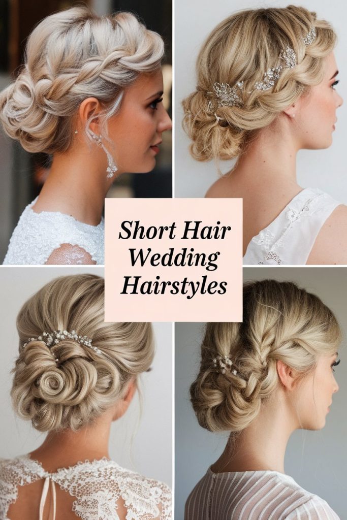 7 Short Hair Wedding Hairstyles That Look Effortlessly Elegant