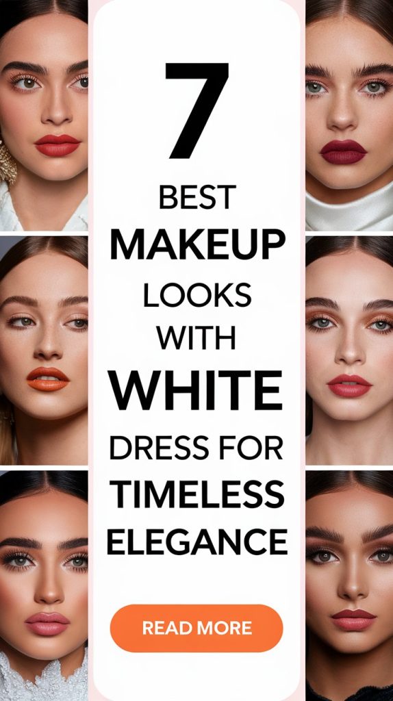 Makeup Looks With White Dress