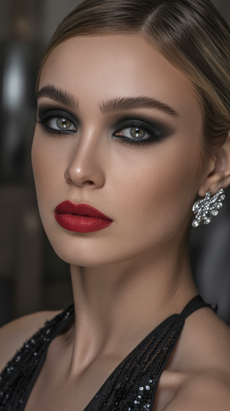 7 Red Lipstick Makeup Ideas