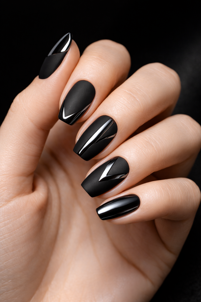 Black Chrome Nails 2026 Designs